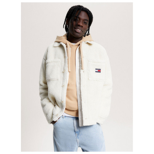 Tommy Hilfiger Ανδρικό πουκάμισο Solid Sherpa Overshirt